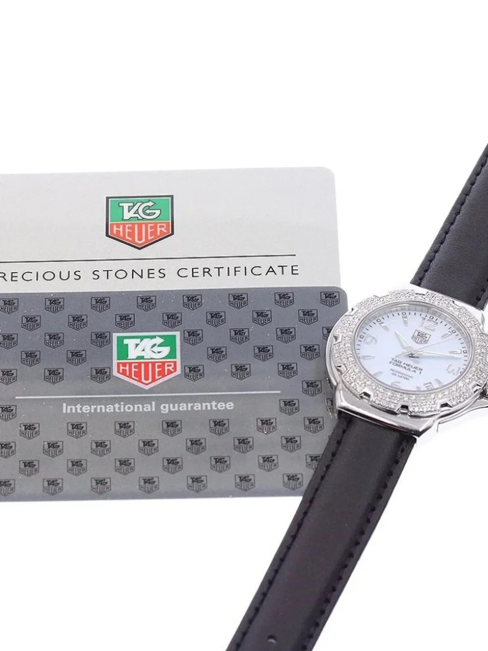 TAG HEUER Formula 1 WAC1215 date diamond bezel Quartz Ladies Watch_970392